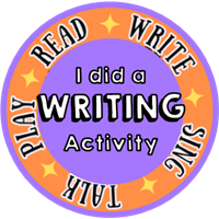 I did a Writing Activity! Badge