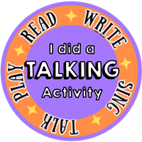 I did a Talking Activity! Badge
